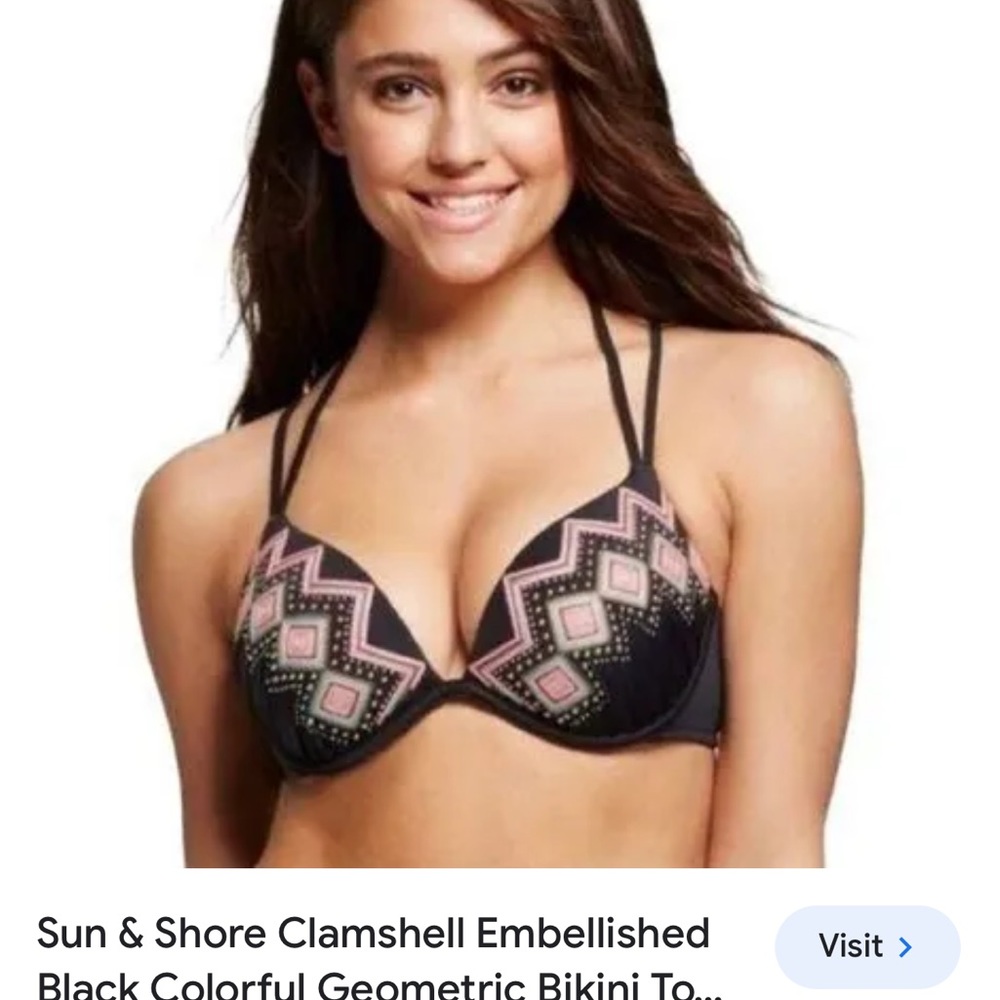 Sun and shore bikini top